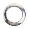 Cowpuncher 1 1/8in. Un-Mounted Stainless Beveled Ring
