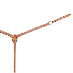 Martin Saddlery 1 In. Skirting Leather Breast Collar W/Copper Dots -Saddle Gear Pro Sales BC10021P38 20NATURAL 20copy