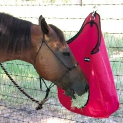 Bar H Equine Economy Hay Bag -Saddle Gear Pro Sales BH HB 20RED