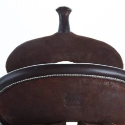 Burns Saddlery 14 Inch 30HDX Chocolate Roughout Barrel Saddle -Saddle Gear Pro Sales BR 3020 14 30 HDX 2