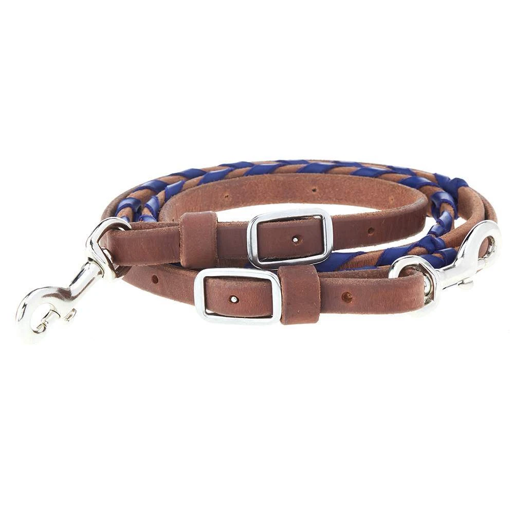 Martin Saddlery 3/4in Latigo Laced Barrel Rein 2 Martin Saddlery 3/4in Latigo Laced Barrel Rein - Image 2