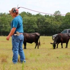 Double C Customs Llc Custom 8 Foot Paracord Bull Cow Whip -Saddle Gear Pro Sales DCC WHIP LIFE