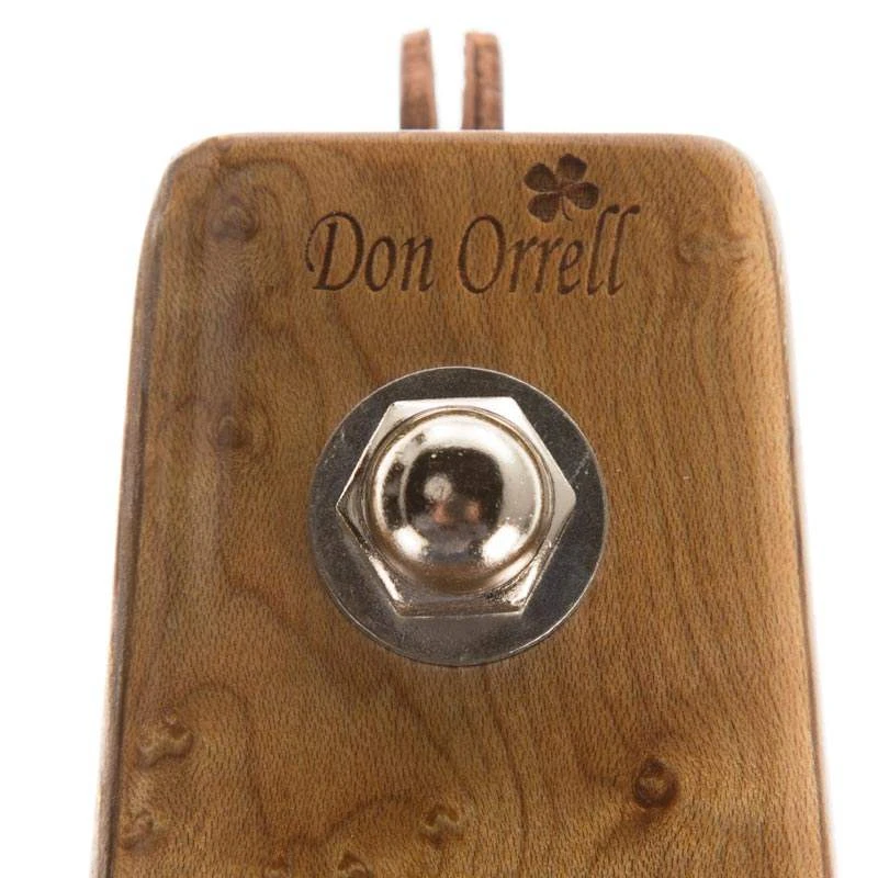 Don Orrell Birds Eye Maple 3in. Angled Roper Stirrup 2 Don Orrell Birds Eye Maple 3in. Angled Roper Stirrup - Image 2