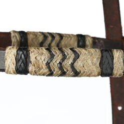 Martin Saddlery Rawhide Braided Browband Chocolate Headstall -Saddle Gear Pro Sales HB83SNT CHOCOLATE 3