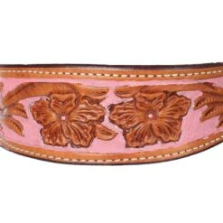 NRS Tooled Browband Headstall W/ Painted Rose Background -Saddle Gear Pro Sales HDS144 2