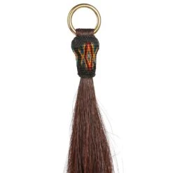 Austin Accent Horse Hair Shufly With Copper Ring And Aztec Multi Colored Top -Saddle Gear Pro Sales HH213 MULTI 1