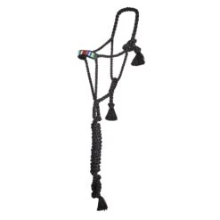 Professionals Choice Beaded Halter With A 10` Lead -Saddle Gear Pro Sales HRCB BLA SER 01