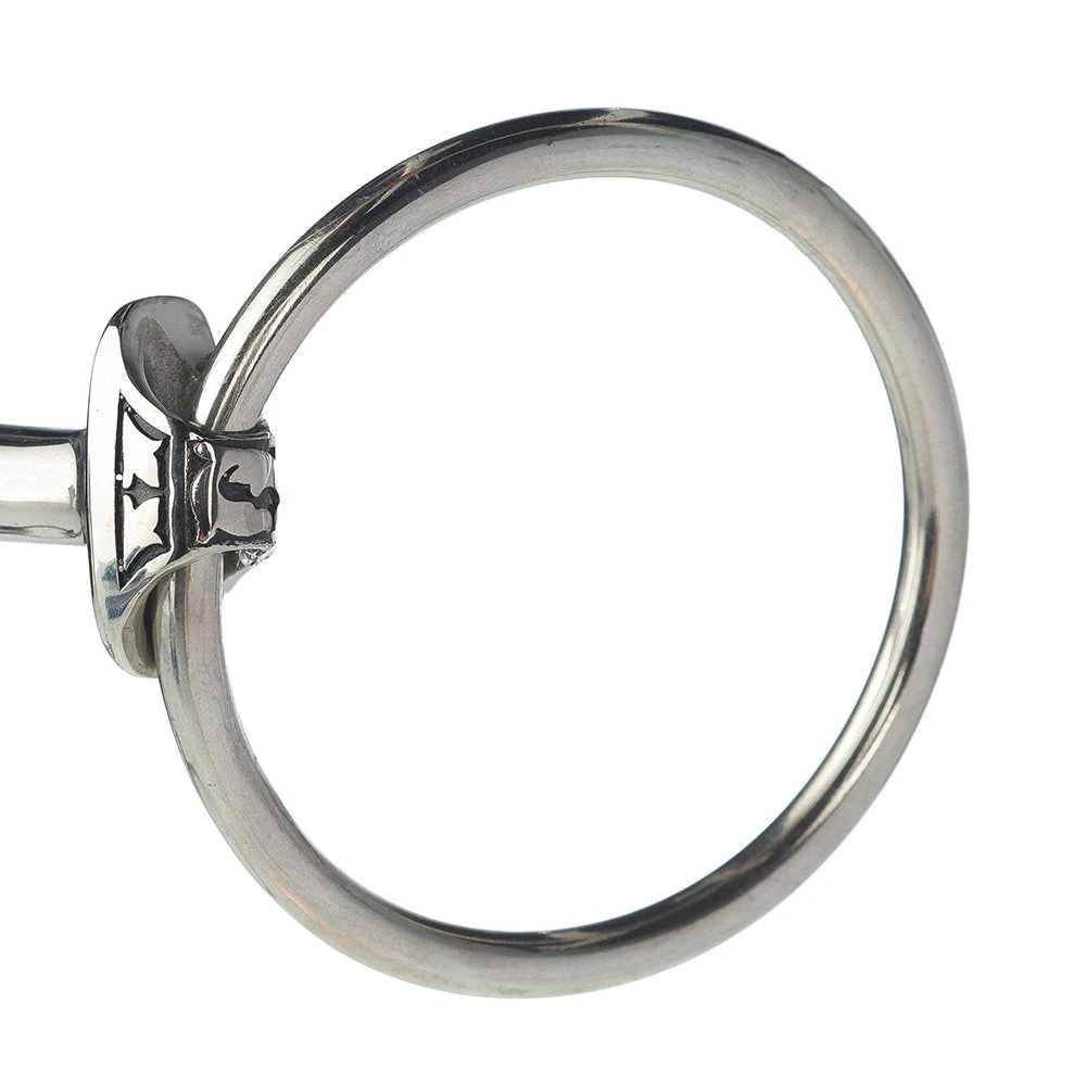 Jeremiah Watt Products Never Pink Ring Snaffle Horse Bit 2 Jeremiah Watt Products Never Pink Ring Snaffle Horse Bit - Image 2