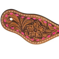 Rafter T Ranch Company Youth Floral Spur Strap With Buckstitching -Saddle Gear Pro Sales KSS429 3