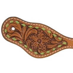 Rafter T Ranch Company Youth Floral Spur Strap With Buckstitching -Saddle Gear Pro Sales KSS429 5