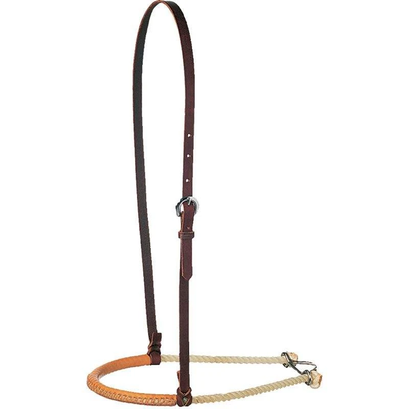 Martin Saddlery Single Rope Leather Covered Noseband 2 Martin Saddlery Single Rope Leather Covered Noseband - Image 2