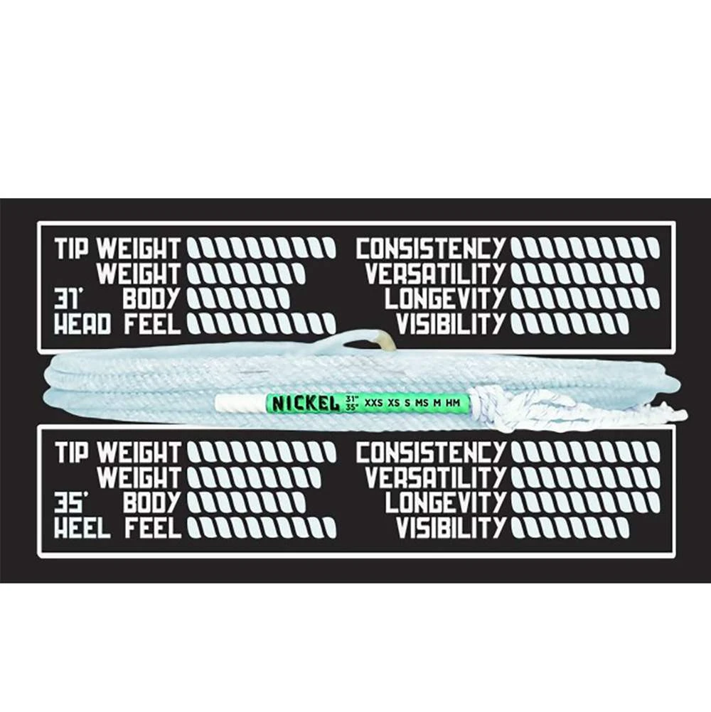 Top Hand Rope Company Nickel 5-Strand Core Heel Rope 2 Top Hand Rope Company Nickel 5-Strand Core Heel Rope - Image 2