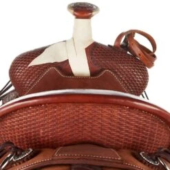 Martin Saddlery Chestnut 1/8 Breed Mini Basket Rancher -Saddle Gear Pro Sales NRS 64 6452 03