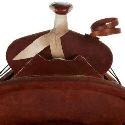 Martin Saddlery Chestnut Roughout Ranch Saddle -Saddle Gear Pro Sales NRS 64 7730 03