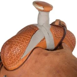 Martin Saddlery Martin Saddlery Rancher 1/2 Breed Waffle Stamped W/ San Carlos W/ Pencil Roll -Saddle Gear Pro Sales NRS 64NWF detail3