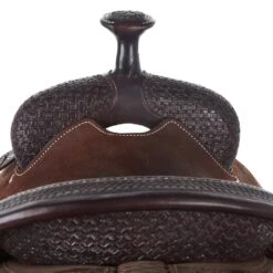 Martin Saddlery Chocolate Hard Seat Team Roper 7 Martin Saddlery Chocolate Hard Seat Team Roper -Saddle Gear Pro Sales NRS 6748 2