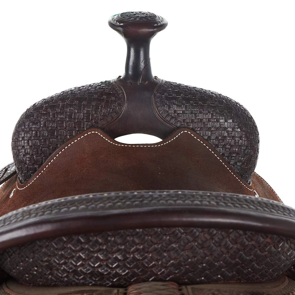 Martin Saddlery Chocolate Hard Seat Team Roper 4 Martin Saddlery Chocolate Hard Seat Team Roper - Image 4