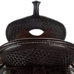 Martin Saddlery Chocolate Crown C 1/2 Breed Barrel Saddle -Saddle Gear Pro Sales NRS 97 7256 03