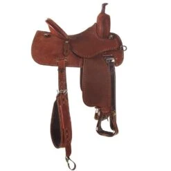 Martin Saddlery Chest Crown C With Painted Buckstitch Barrel Saddle -Saddle Gear Pro Sales NRS 97CROBS 1