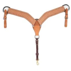 Martin Saddlery 2 3/4in Natural Painted Buckstitch Breast Collar -Saddle Gear Pro Sales NRS234NPB 1