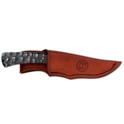 Western Fashion Circle SH Gator Print Fixed Blade W/Sheath OK317 -Saddle Gear Pro Sales OK317 3