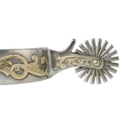 Professionals Choice Pro Silver Spur 20 Point Rowel W/ Chap Guard -Saddle Gear Pro Sales PCSP 502 1 Edit