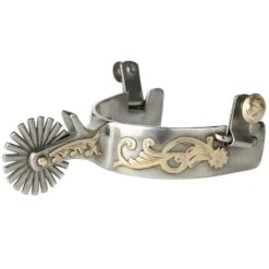 Professionals Choice Pro Silver Spur 20 Point Rowel W/ Chap Guard -Saddle Gear Pro Sales PCSP 502 3 2