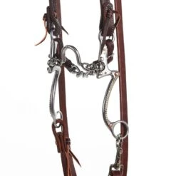 Nrs Tack Horse Bridle Set With Ported Chain 7 Shank Bit -Saddle Gear Pro Sales PL NRS SHKBRR 1053 02