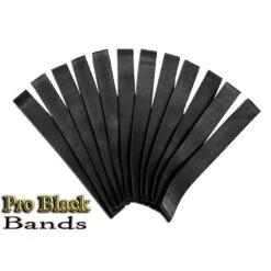 Ropesmart Pro Black 12 Pack Dally Wrap -Saddle Gear Pro Sales Pro Black Bands