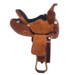 NRS Barrel Racer Youth Saddle With Padded Seat -Saddle Gear Pro Sales RK020 2