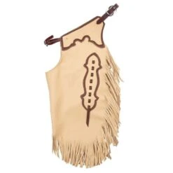 NRS Adult Two-Tone Leather Chinks -Saddle Gear Pro Sales RY C1 fromShopify 3