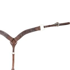 Cashel Company Chocolate Guns N Roses 2in. Breast Collar -Saddle Gear Pro Sales SA BC219GR CH