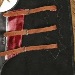 Saddle Barn Tack Pro Rodeo Chap W/Black/Red Metallic -Saddle Gear Pro Sales SB27 10 21