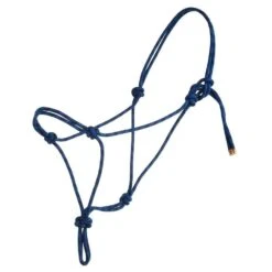 Steele Halters Average Horse Rope Halter -Saddle Gear Pro Sales SRH ROYAL BLACK 012
