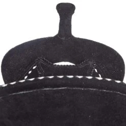 Tomahawk Black Roughout 14 Inch Lightweight Barrel Saddle With Buckstitch -Saddle Gear Pro Sales TH BAL00614W45 2