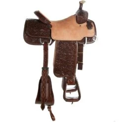 Tomahawk 7/8 Breed Floral Heavy Oil Team Roper -Saddle Gear Pro Sales TMK MTM F06 78HO 03
