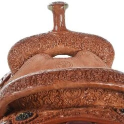 Tomahawk 7/8 Breed Floral Natural Team Roper 5 Tomahawk 7/8 Breed Floral Natural Team Roper -Saddle Gear Pro Sales TMK MTM F06 78N 03